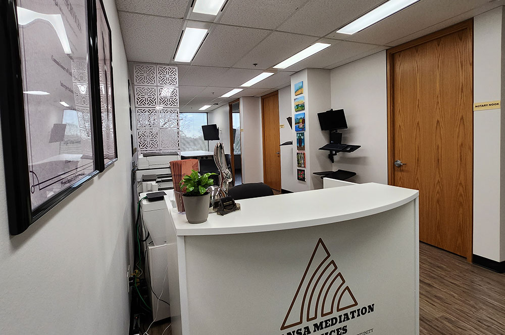 AHANSA reception area — welcoming and professional